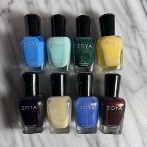 Lot of 8 Zoya Nail Polishes New Vegan Nails